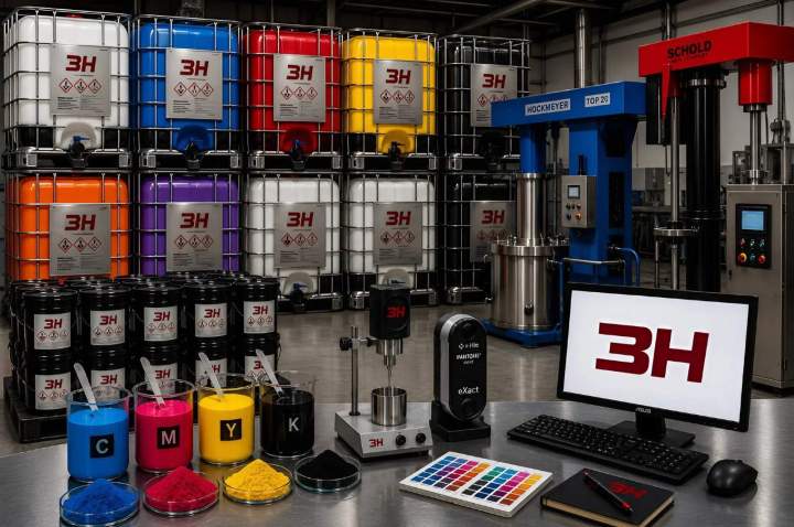 Encres pour presses industrielles
